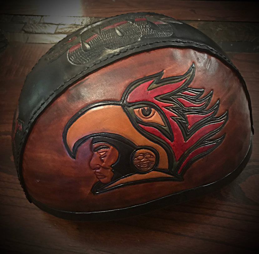 Half Helmet with Custom Art