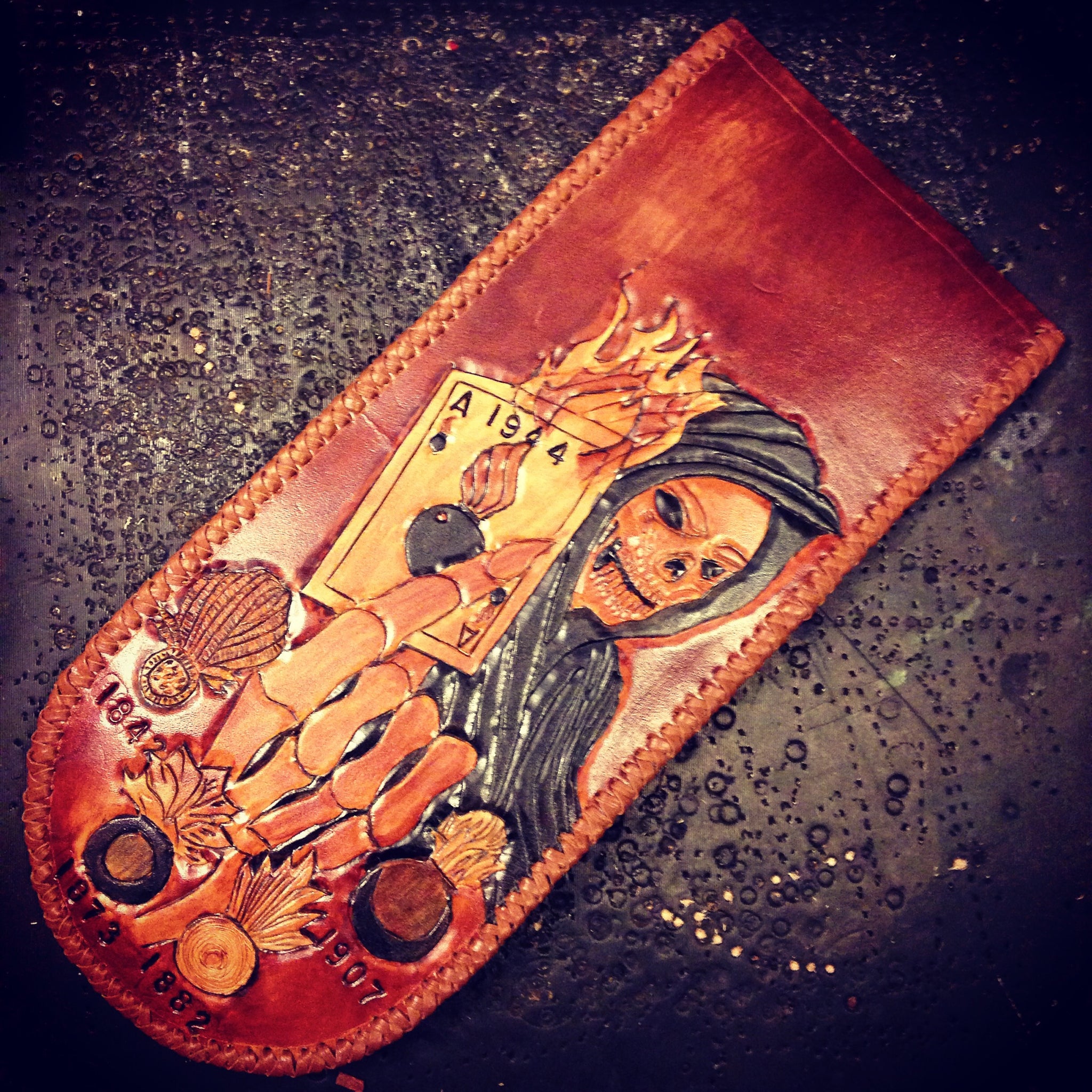 Fender Bib - Custom Art, Brown – Forged Glory Custom Leather Craft