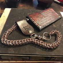 Load image into Gallery viewer, Chainmail Chain - Box Weave - Copper &amp; Steel