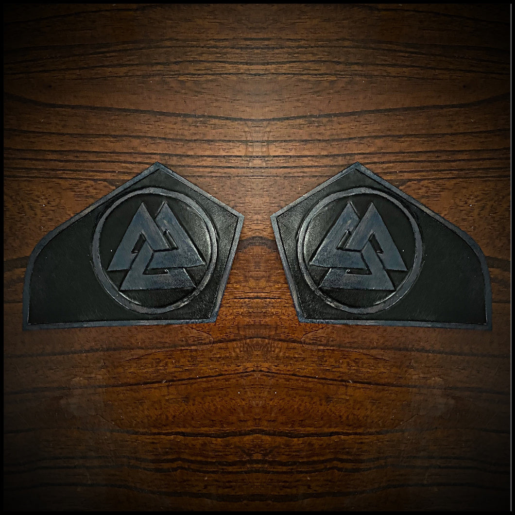 Leather Frame Emblem for the Indian Chief - Valknut