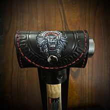 Load image into Gallery viewer, Ball Peen Hammer Carrier for Motorcycles, Black Custom Art