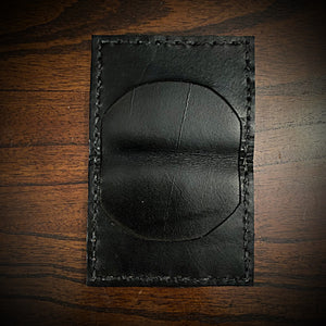 Minimalist Wallet - Custom Art, Black
