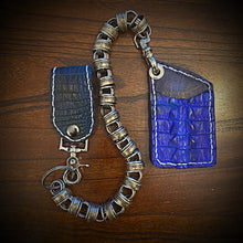 Load image into Gallery viewer, Two Pocket Wallet, Genuine Nile Crocodile, (ships now)