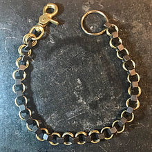 Load image into Gallery viewer, Chainmail Chain - Nuts of Steel - Black Nuts, Brass Rings