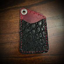 Load image into Gallery viewer, Two Pocket Wallet, Genuine Alligator, (ships now)