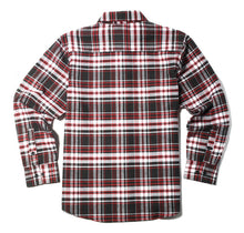 Load image into Gallery viewer, White, Red, &amp; Black Flannel Mens