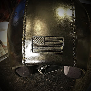 Open Face Helmet with Custom Art - size XXlarge
